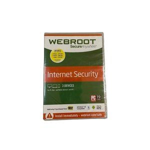 WEBROOT Internet Security  Windows 10 Compatible